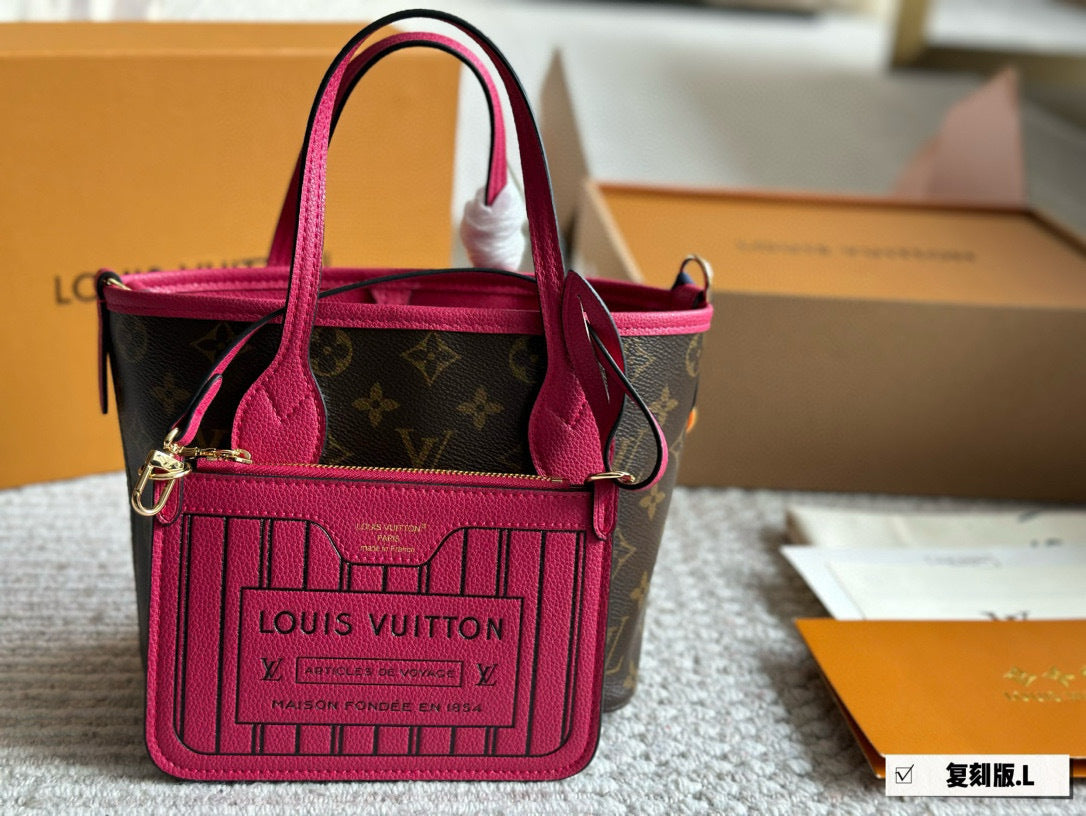 Brown Monogram Mini Color Carryalls