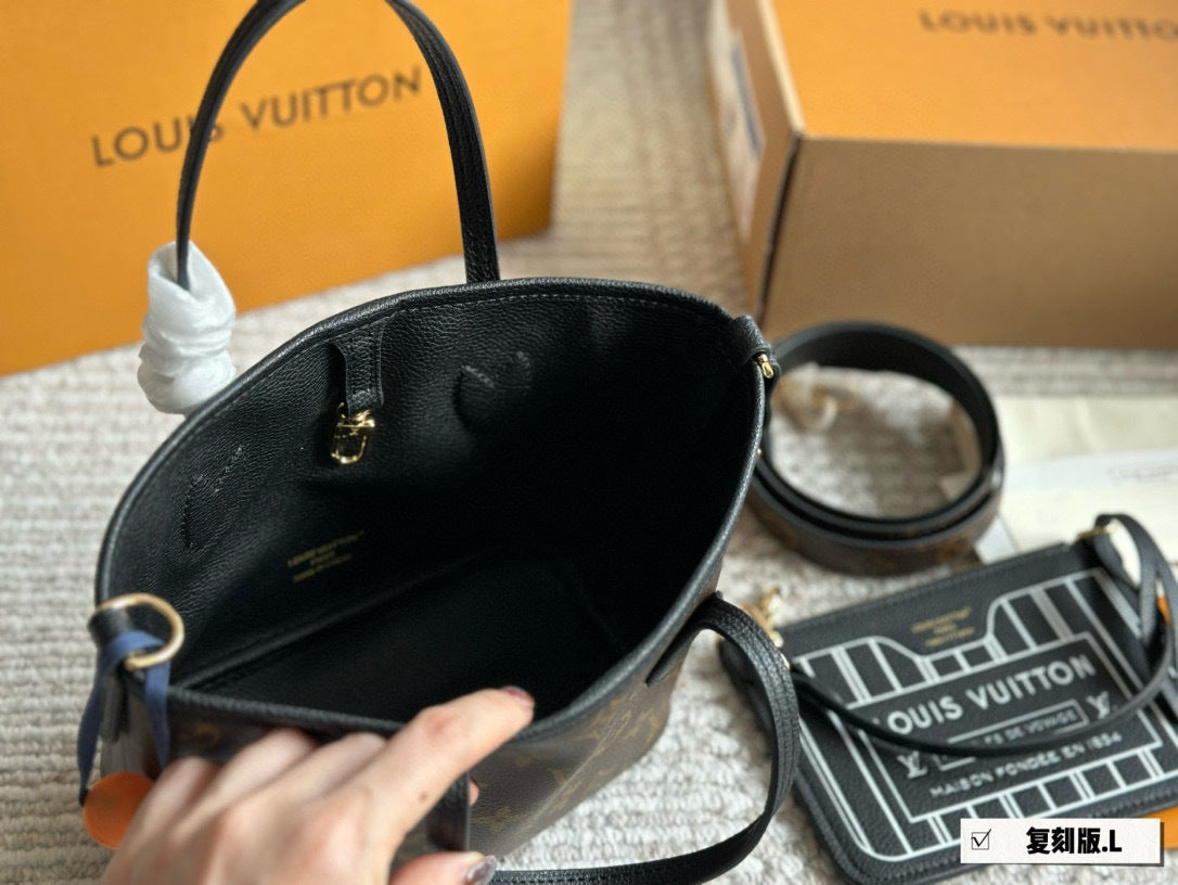 Brown Monogram Mini Color Carryalls