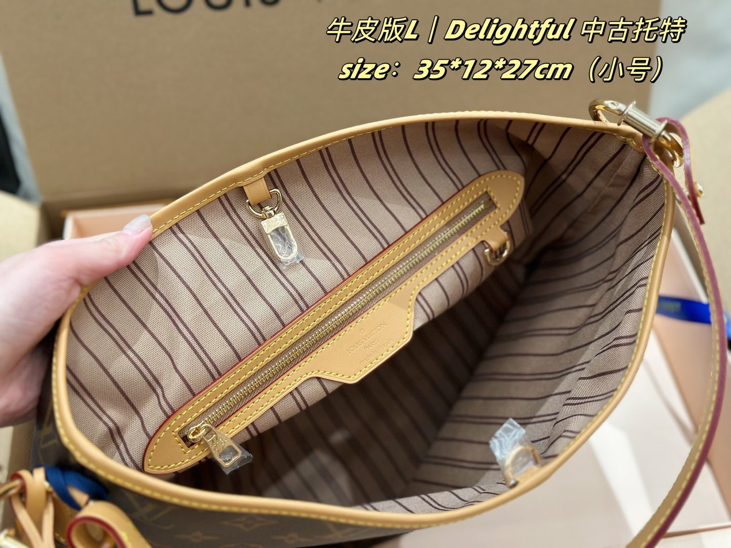 Brown Monogram Mini Delightful Bag