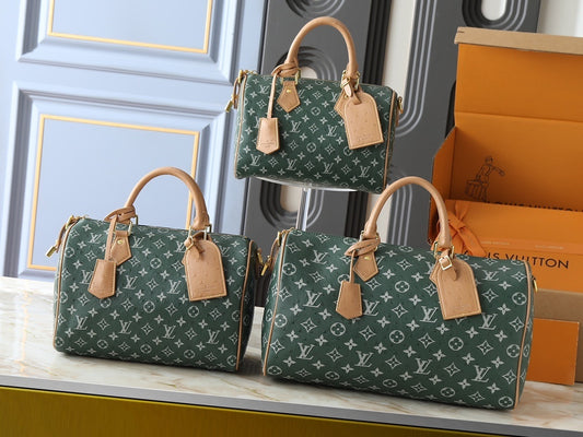 Green Monogram Mini Duffle Bags