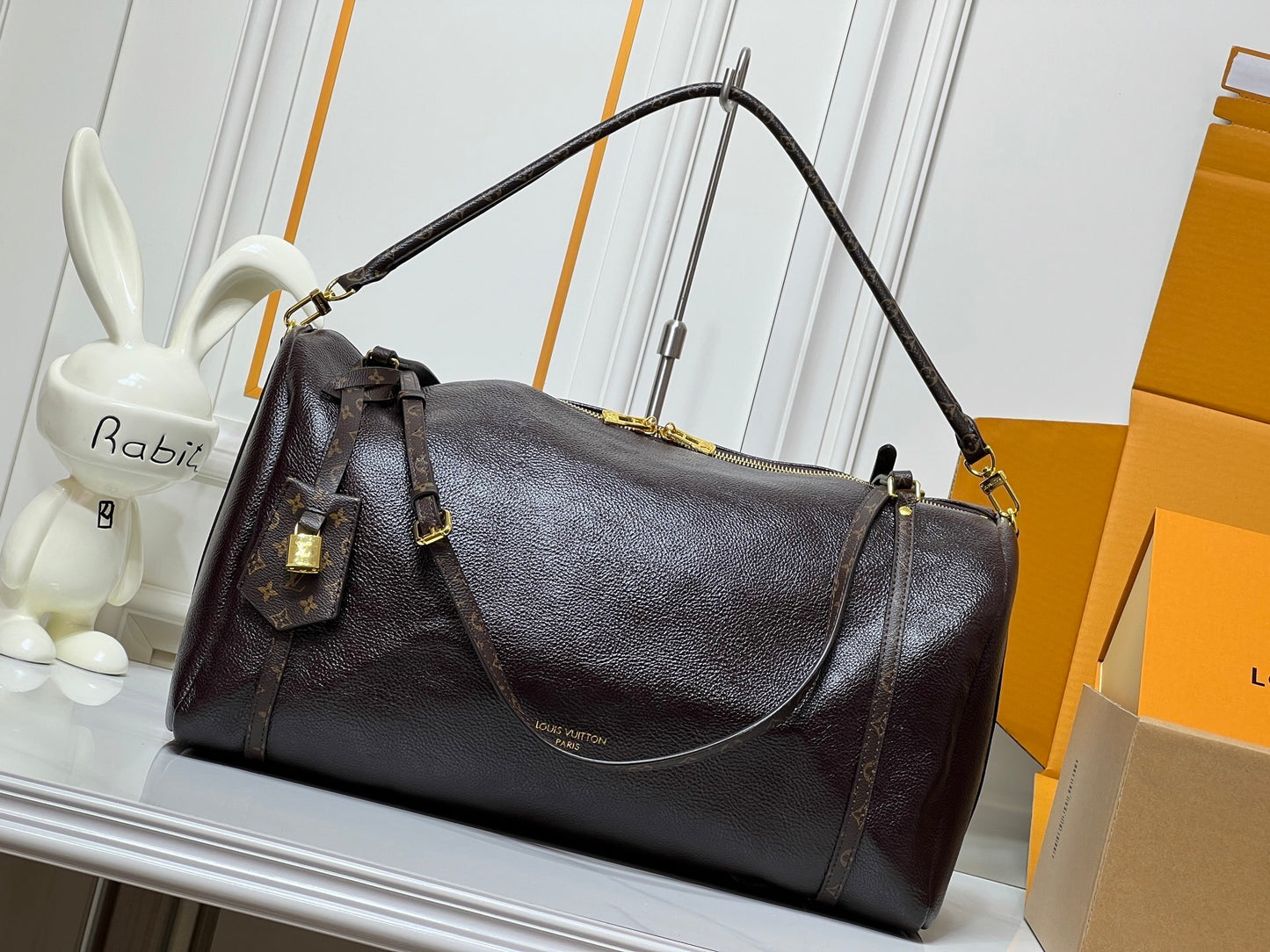 Monogram Leather Express Duffle Bags