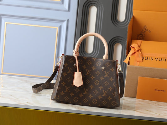 Brown Monogram Mont Shoulder Bags