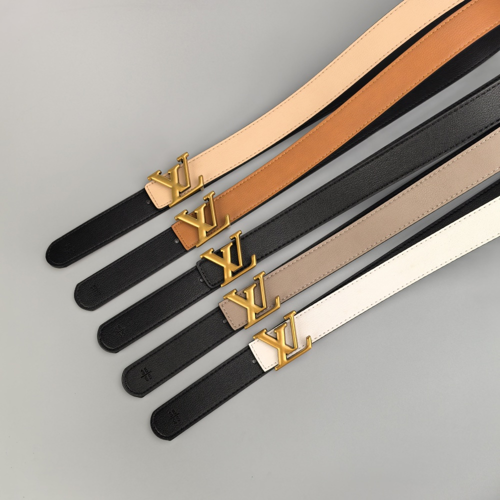 White Monogram Women’s Belt - 90cm