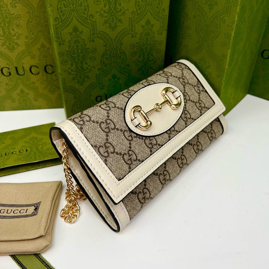 Double G Metal Wallet Bags