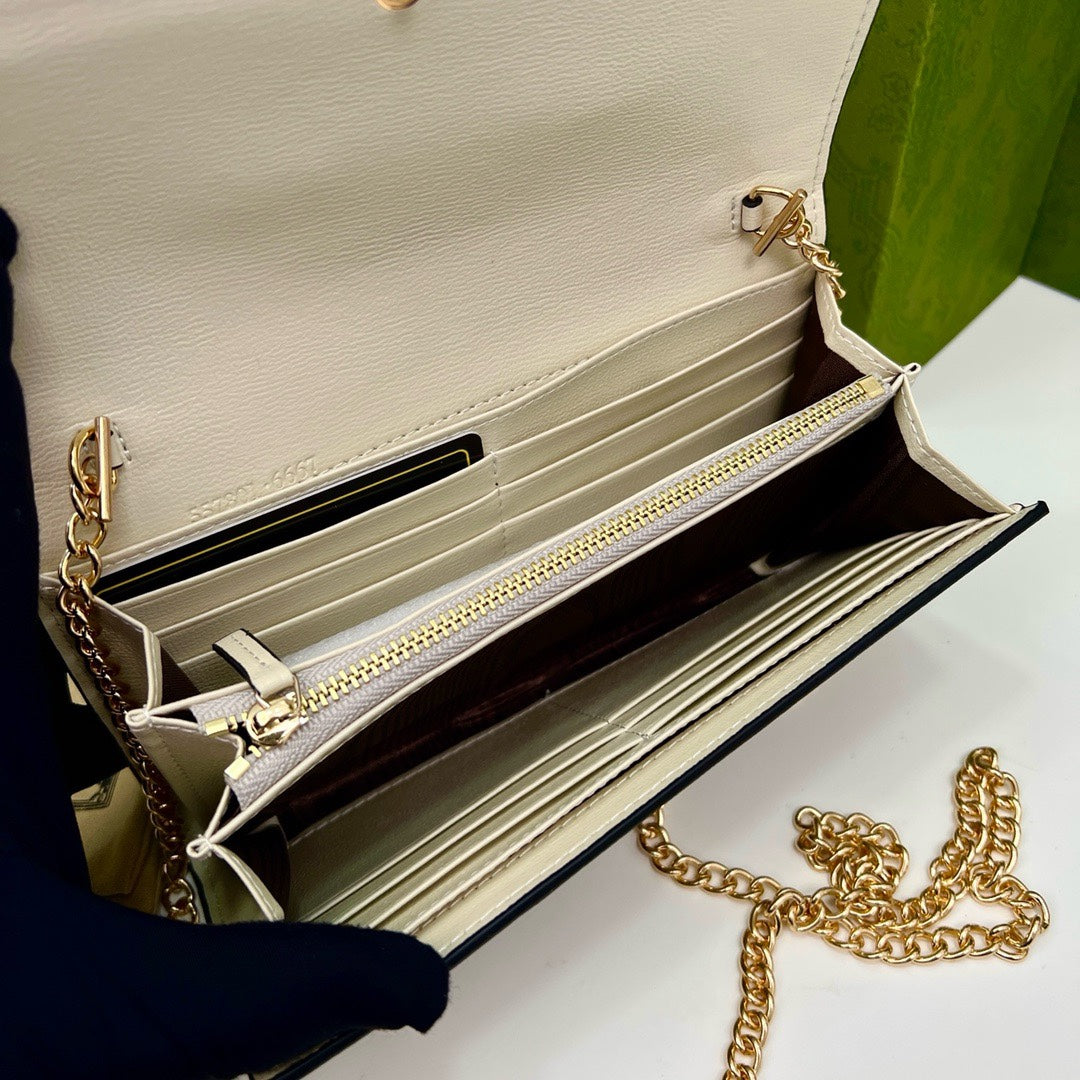 Double G Metal Wallet Bags