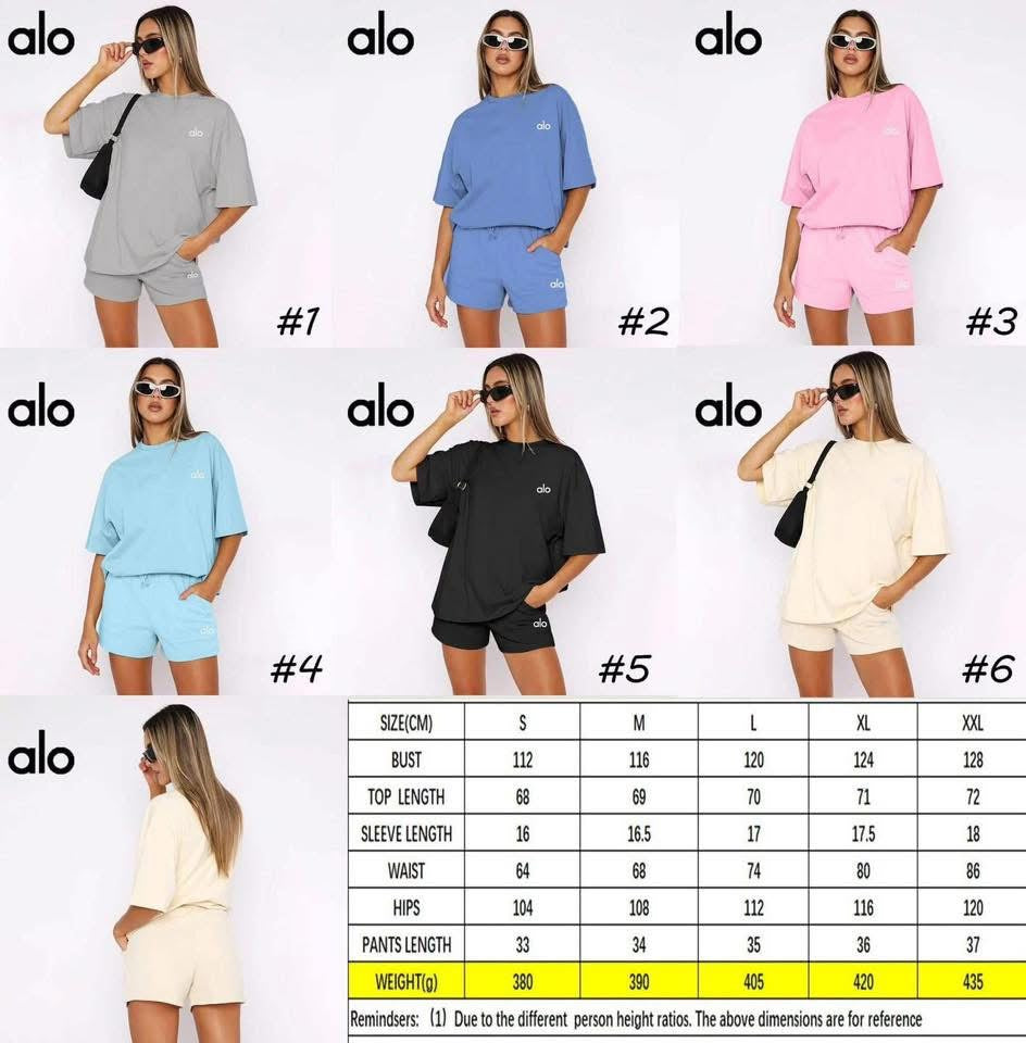 A L O Short Sleeve Sets