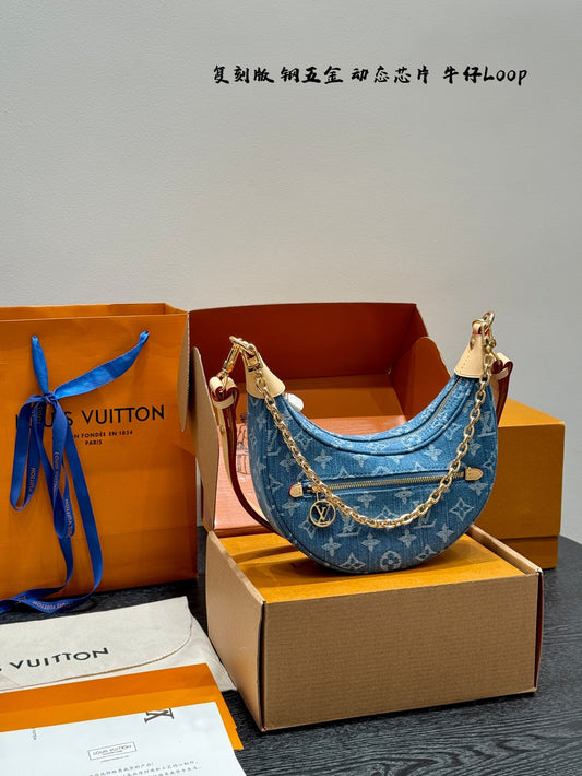 Denim Loop Bag