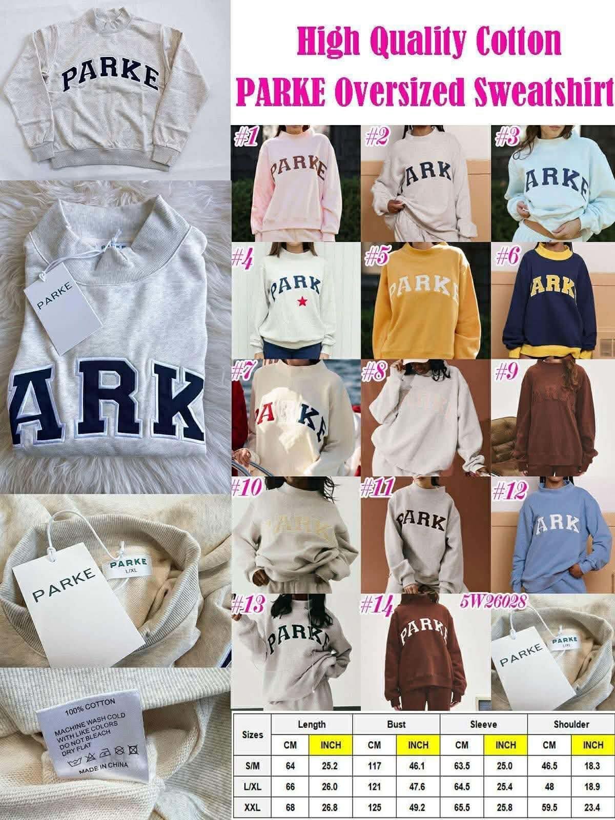 PARK Oversized Sweatshirts (1:1)