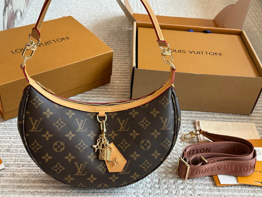 Brown Monogram Mini Loop Bag