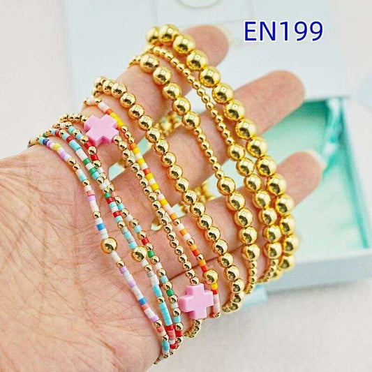 EN199 Bracelet Stack of 9
