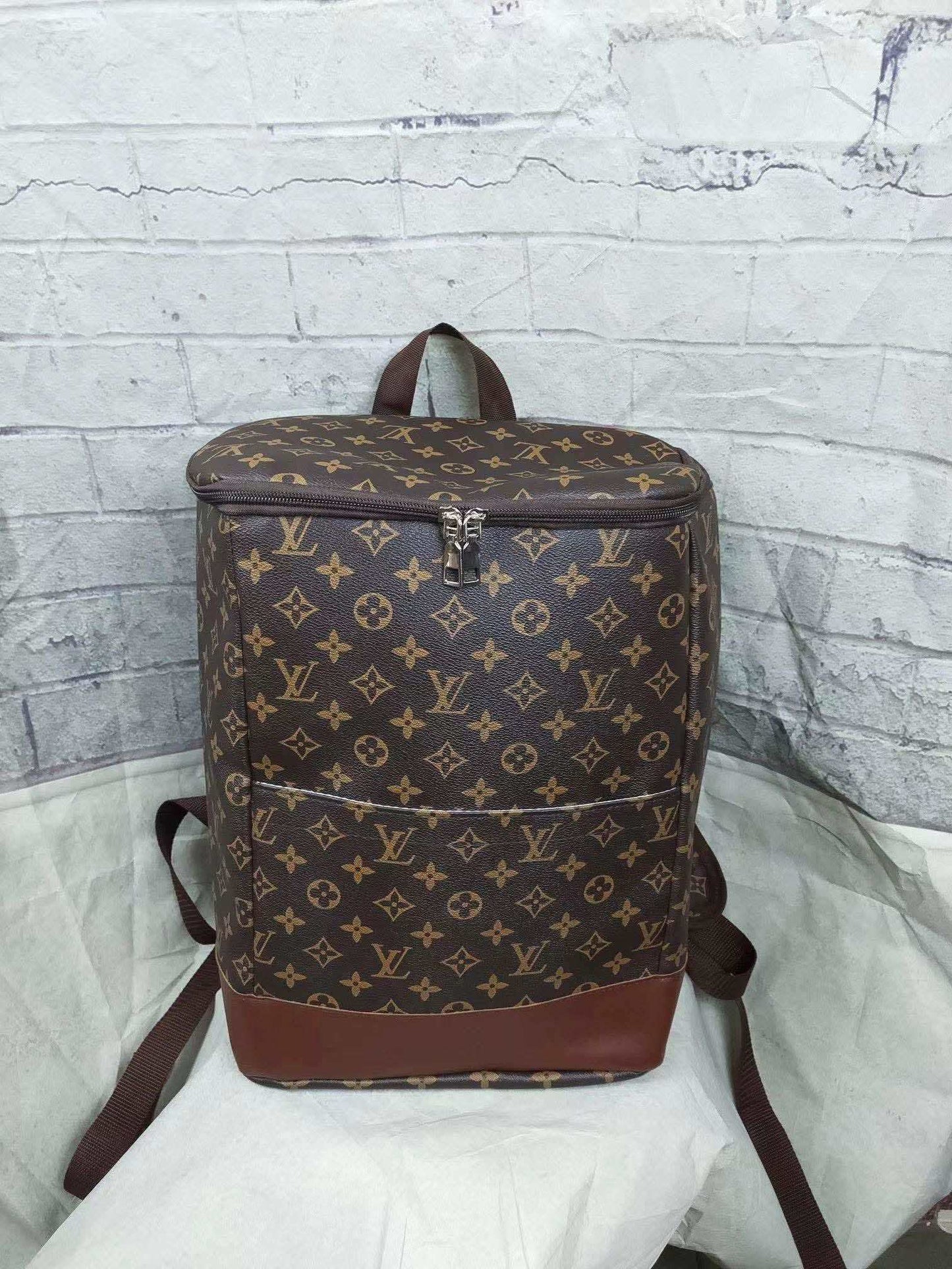 Brown Monogram Backpack Cooler