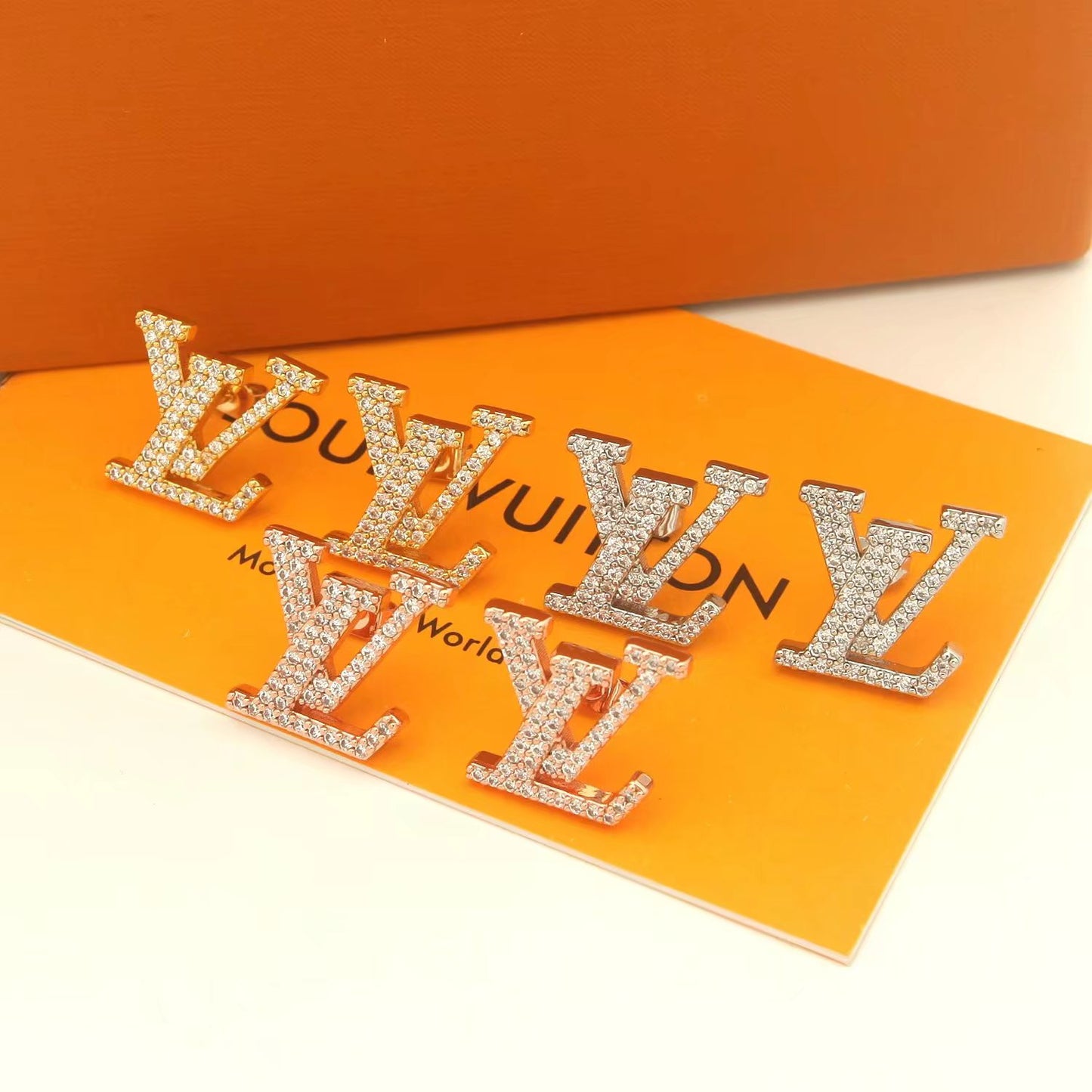 Monogram Bling Earrings