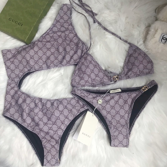 Double G Purple Bathing Suits