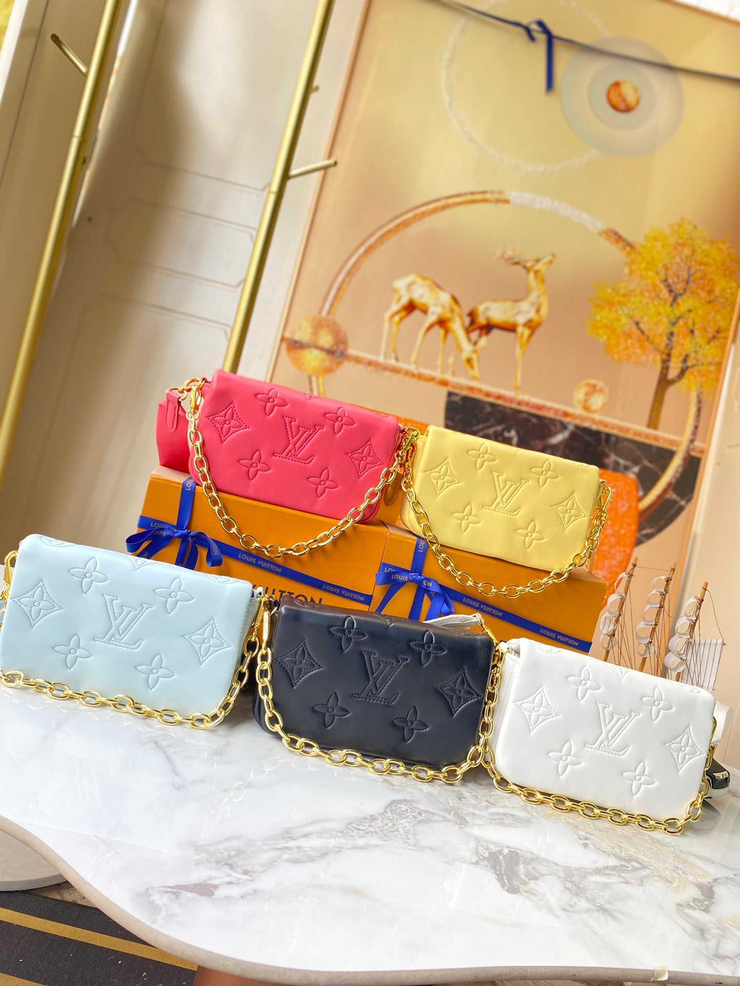 Monogram Bubblegum Bags