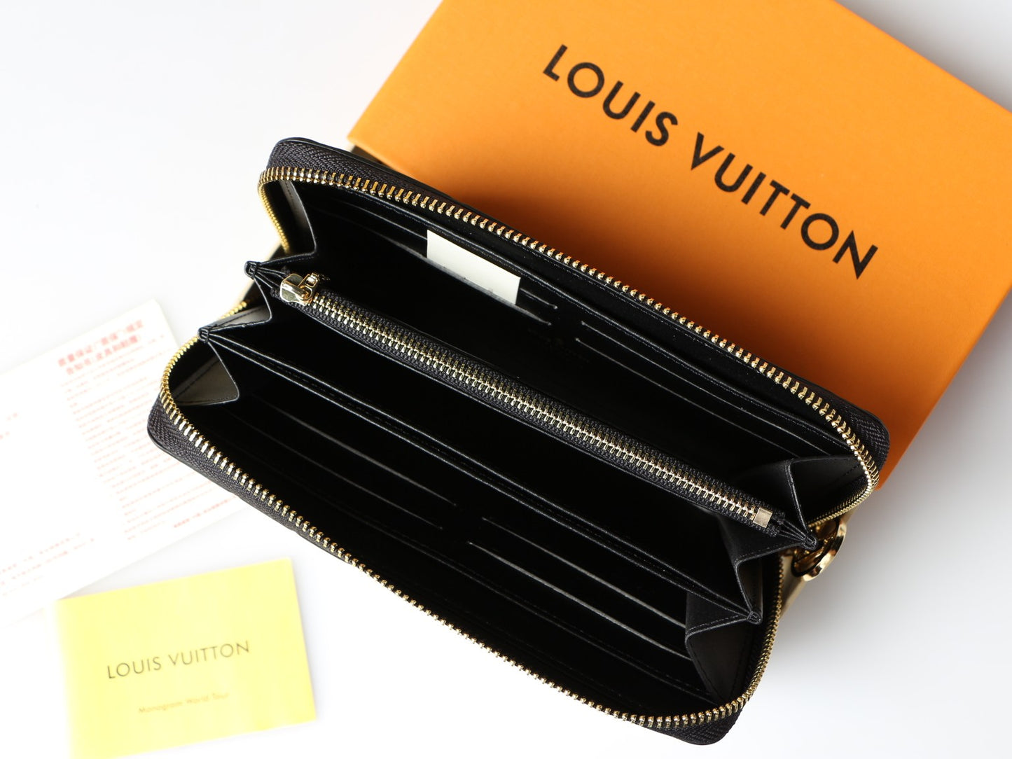 Monogram Engraved Zip Wallets