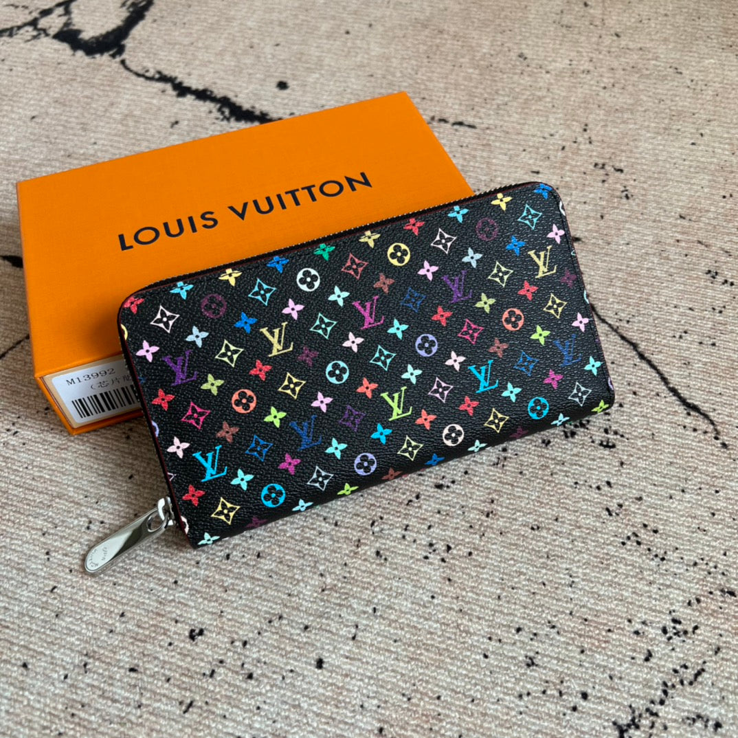 Monogram Rainbow Zip Wallets