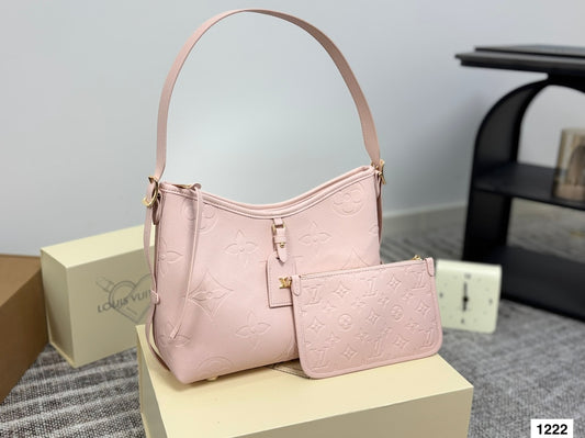 Pink Monogram Signature Satchel Bags