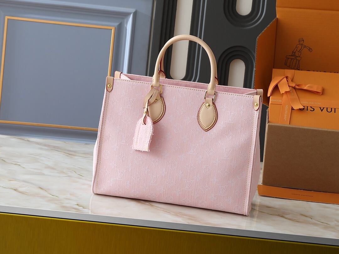 Pink Denim On the Move Totes