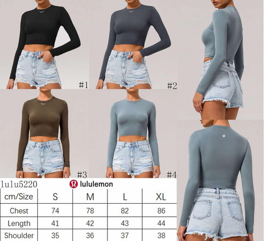 🍋 Long Sleeve Fitted Tops