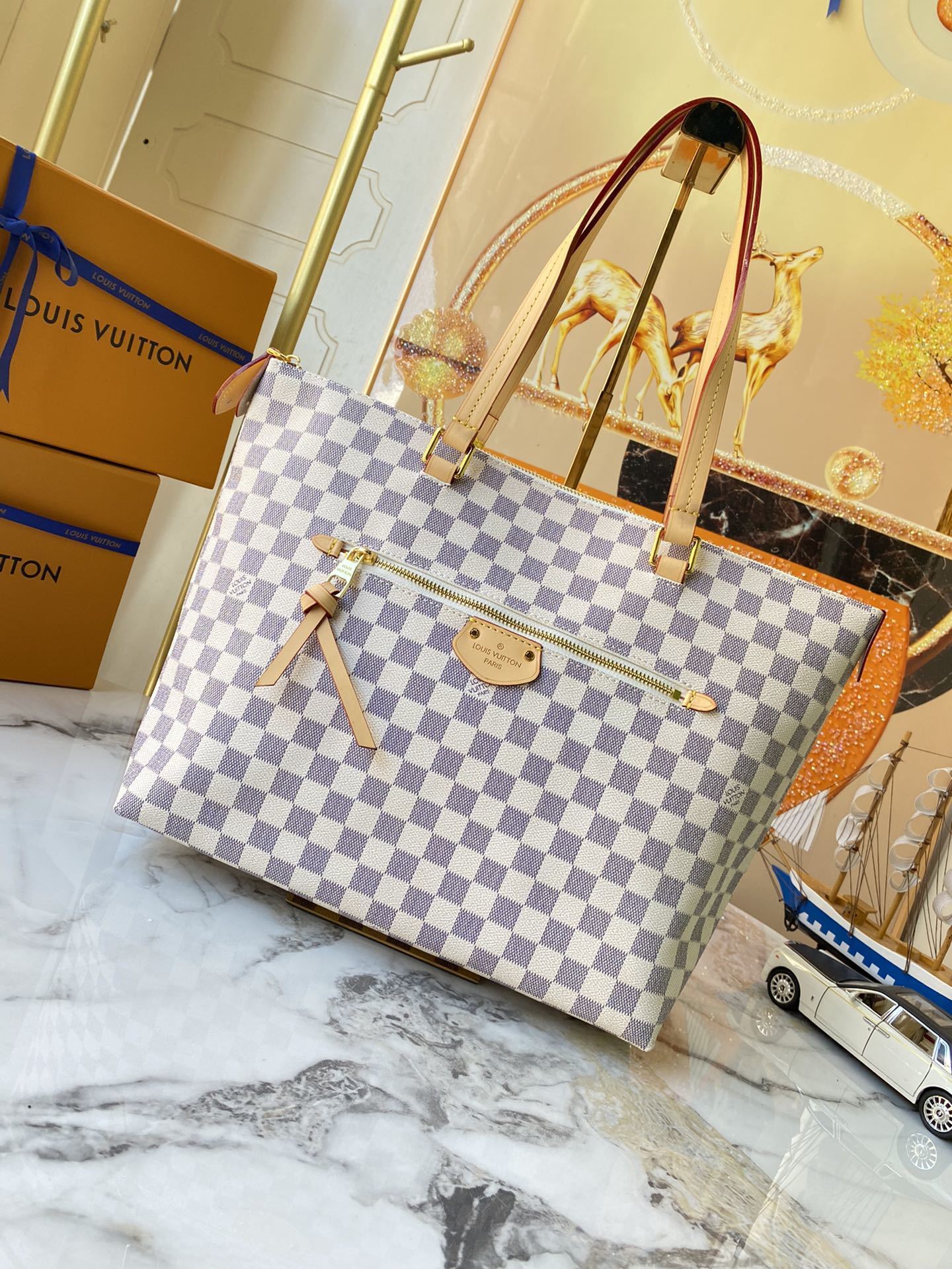 Monogram Carryall Zip Shoulder Bags