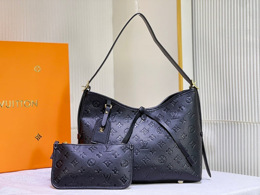 Monogram Embossed Signature Satchel Bags