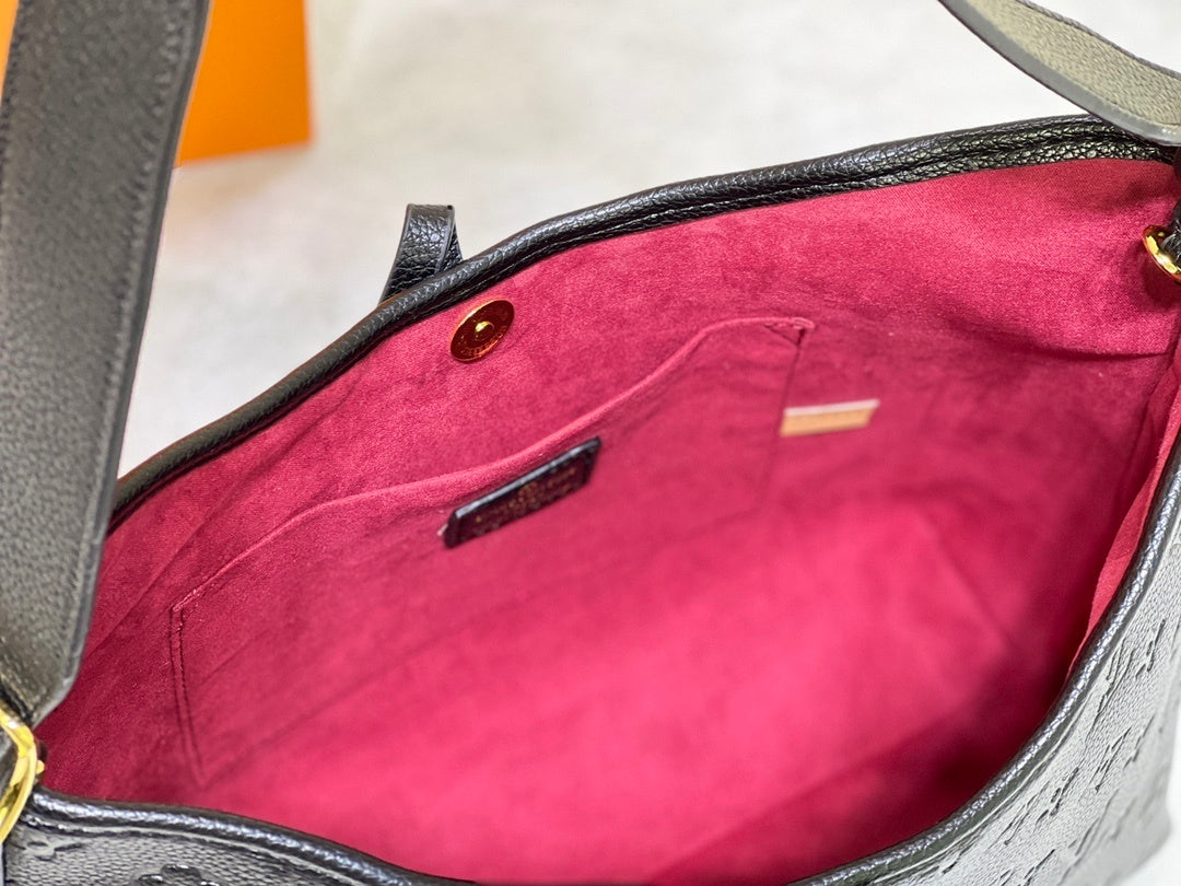 Monogram Embossed Signature Satchel Bags