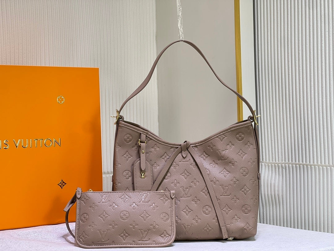 Monogram Embossed Signature Satchel Bags