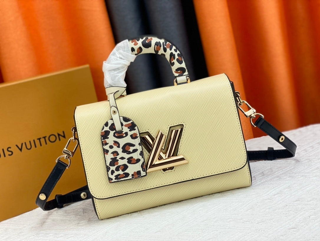 Monogram Wild Heart Leopard Shoulder Bags
