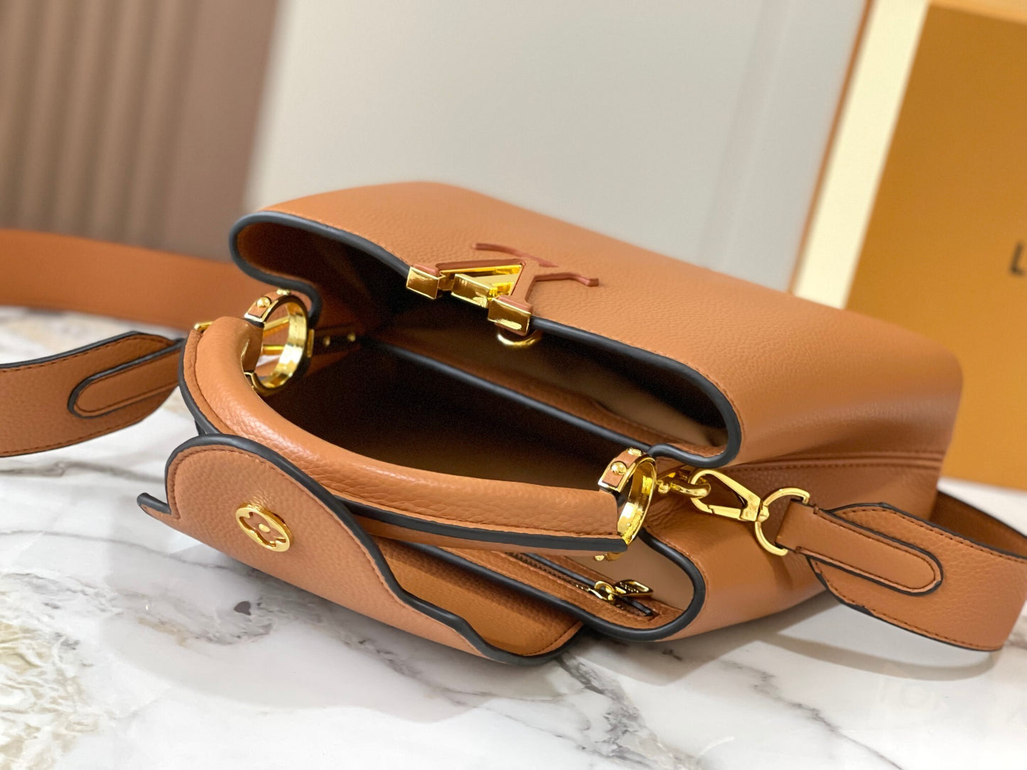 Monogram Fall Cappuccino Bags