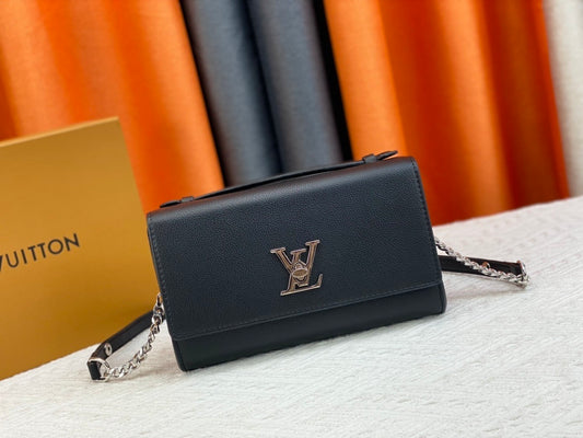 Monogram Lock Me Shoulder Bags