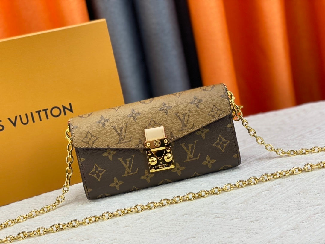 Brown Monogram Mini Julia Snap Bags